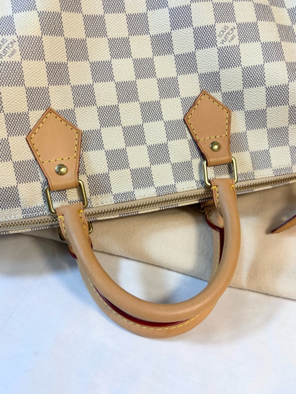 Stunning Louis Vuitton Speedy 35 Azur - Picture 10 of 16